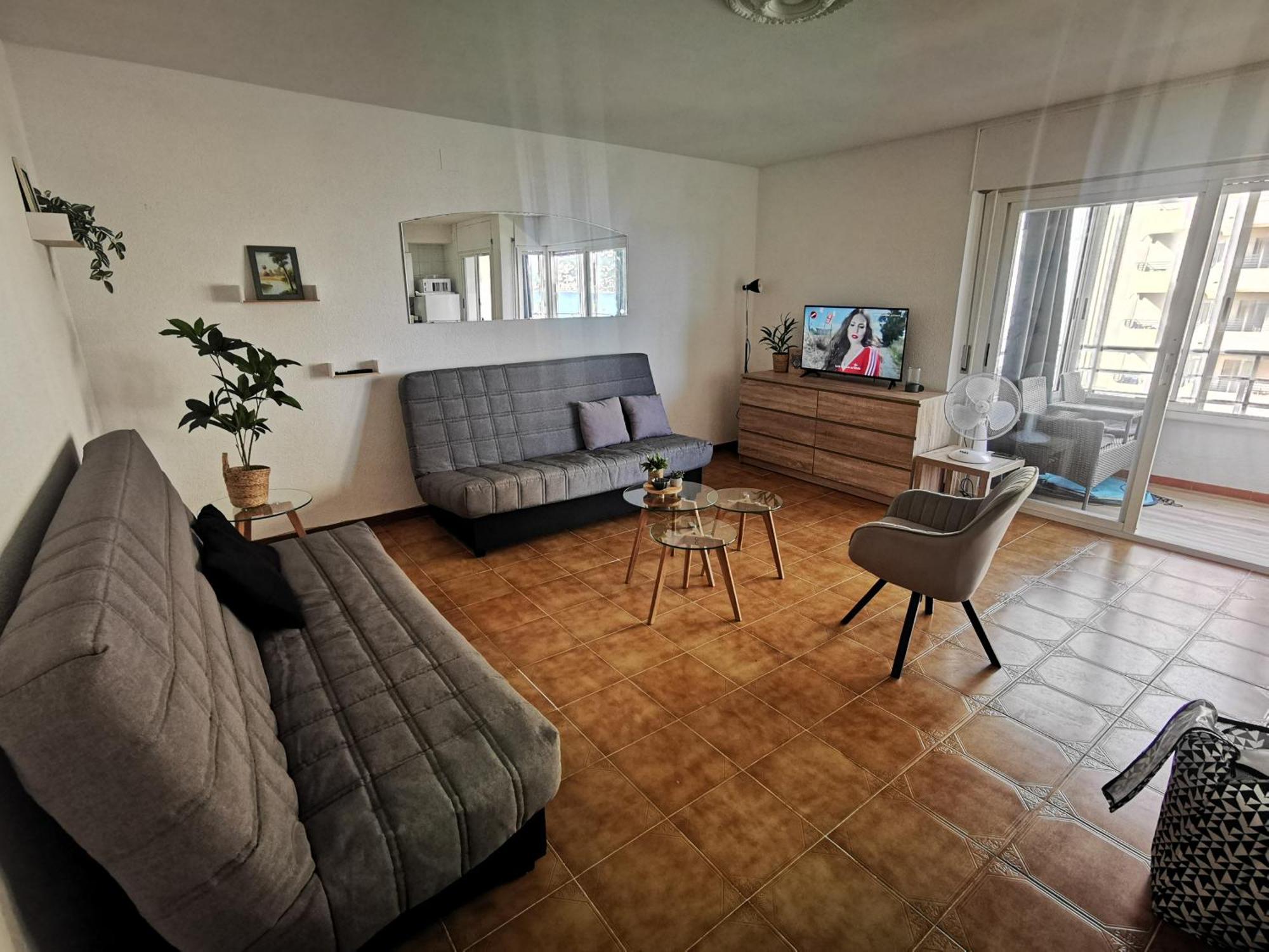 Spacieux Appartement Rose Front Mer Et Piscine Rosas Exterior foto